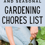Garden Chores List - Daily Garden Chores - Weekly Garden Chores - Mini Urban Farm