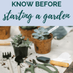 9 Things to Know Before Starting a Garden - Urban Gardening - Mini Urban Farm