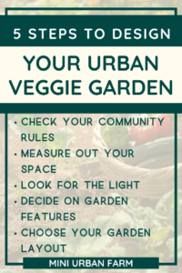 How to Design an Urban Vegetable Garden in 5 Steps - Mini Urban Farm